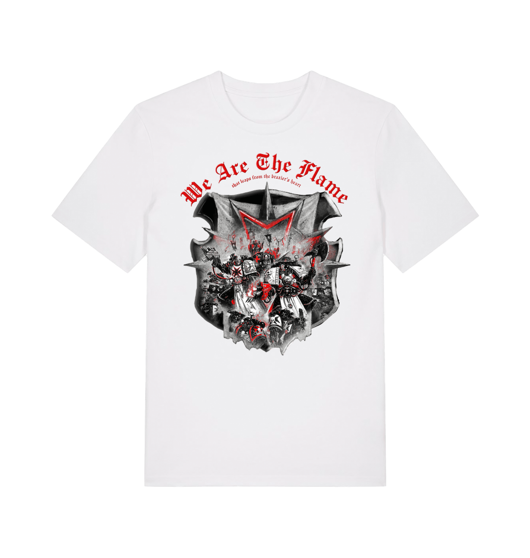 White Printed T-shirt Front